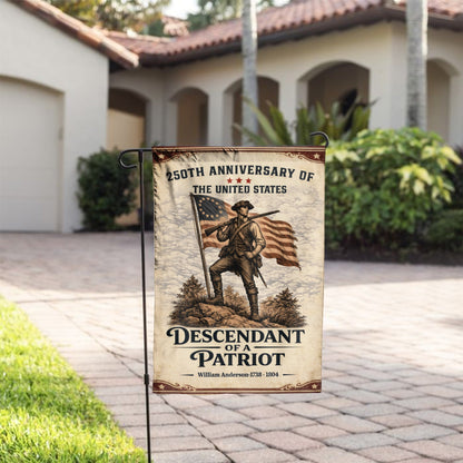 Personalized 1776-2026 USA 250th Anniversary Flag - Custom Scales of Justice Law Order American Eagle Half Round Fan Banner Patriotic Bunting Flag