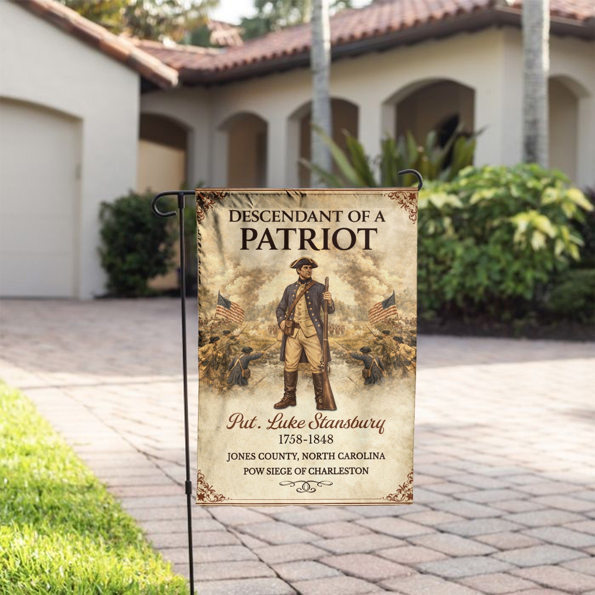 Personalized 1776-2026 USA 250th Anniversary Flag - Custom Thin Gold Line Electrician Lineman Power Lightning Half Round Fan Banner Patriotic Bunting Flag
