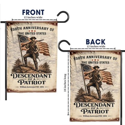 Personalized 1776-2026 USA 250th Anniversary Flag - Custom Scales of Justice Law Order American Eagle Half Round Fan Banner Patriotic Bunting Flag