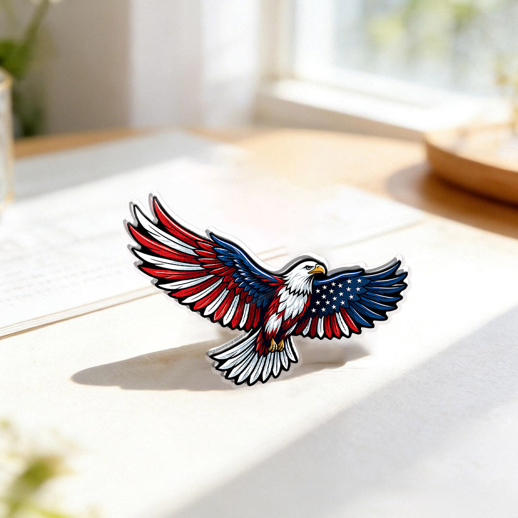 🔥 LIMITED TIME OFFER - America 250 Commemorative Acrylic Pins – Gold Brooch Set for Jackets, Hats & Gifts