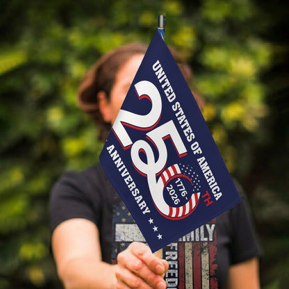 USA Flag Design for 250th Anniversary – Handheld Flag Semiquincentennial