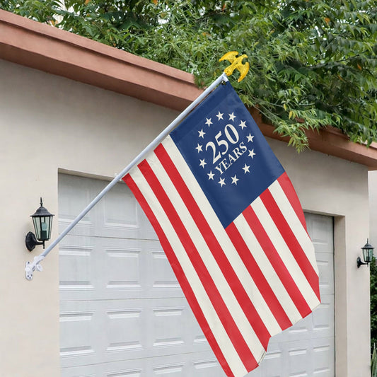 America 250th Anniversary Flag – Patriotic 250 Years USA Garden Flag for Outdoor Decoration