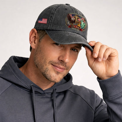 Faith Freedom America 250 Baseball Cap - 250th Anniversary Patriotic USA Hat 1776-2026 Gift