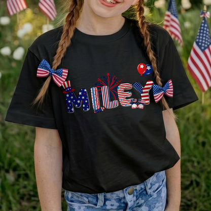 Personalized Stars and Stripes Graphic Unisex Shirt - USA 250th Anniversary America 1776-2026 Tee
