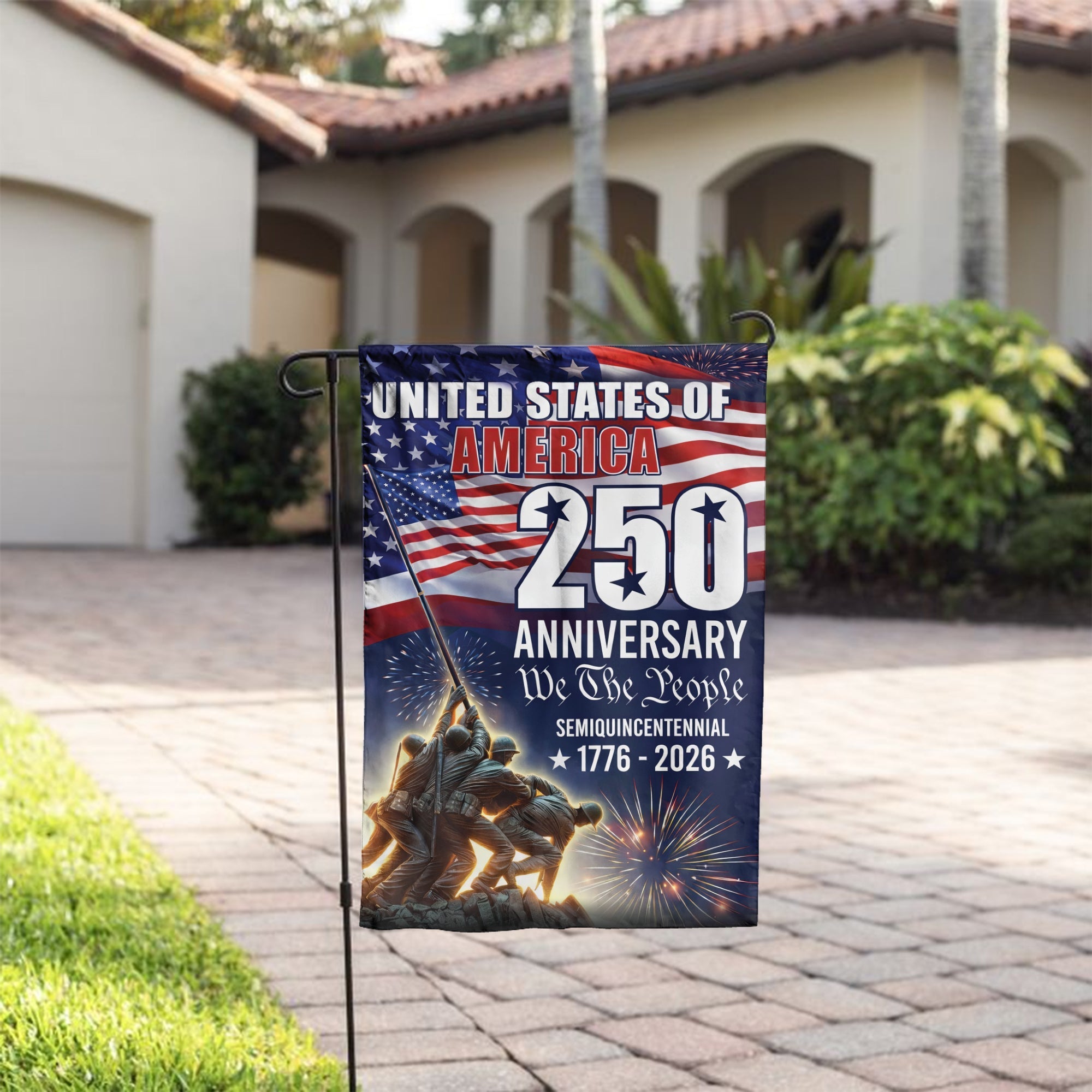 We The People 250th Anniversary American Flag, Patriotic 1776 2026