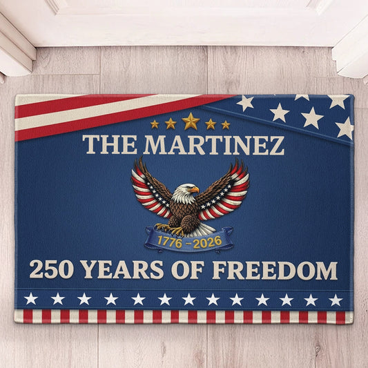 Personalized Doormat - America 250th Gifts for Family