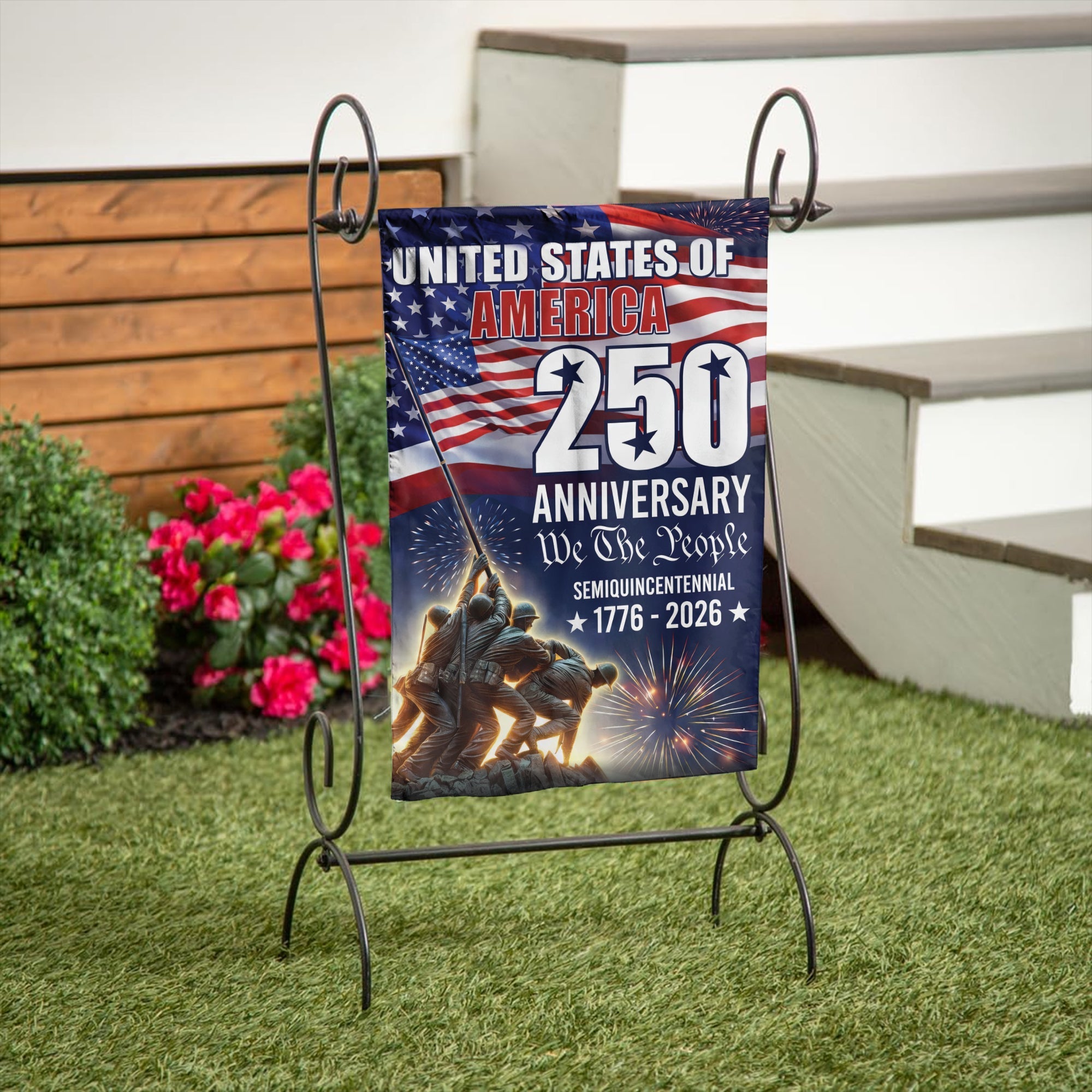 We The People 250th Anniversary American Flag, Patriotic 1776 2026