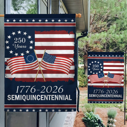 American Flag - America 250th Anniversary Semiquincentennial Decorative Flag