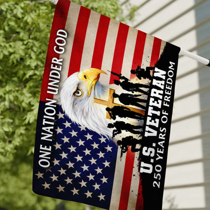 Patriotic 250th Anniversary 1776 2026 United States of America Semiquincentennial Grommet Flag