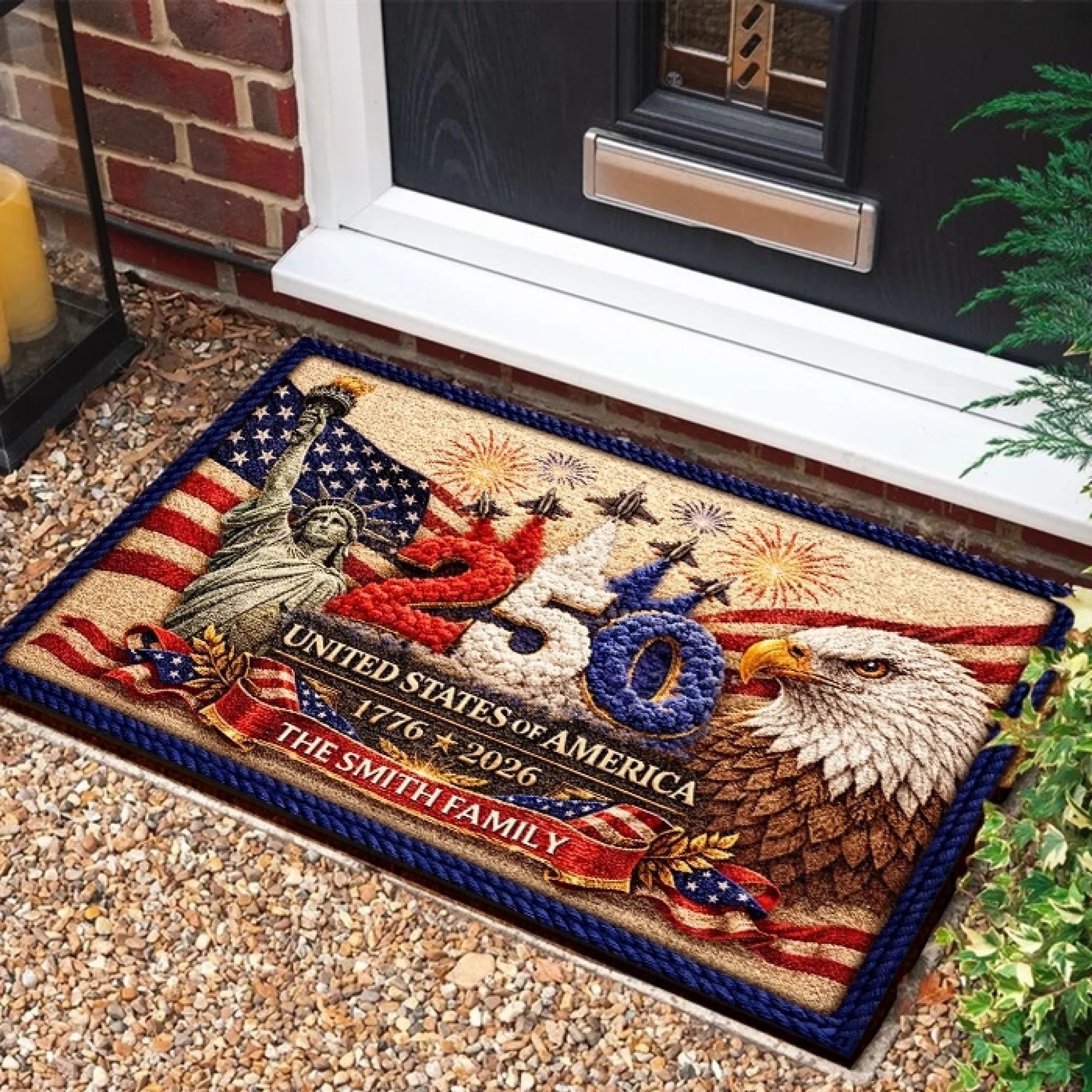 Personalized Doormat - 250th Anniversary 1776 2026 United States