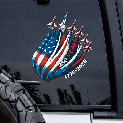 🔥 LIMITED TIME OFFER - Faith Family USA Eagle Cross Decal – 250th Anniversary 1776-2026