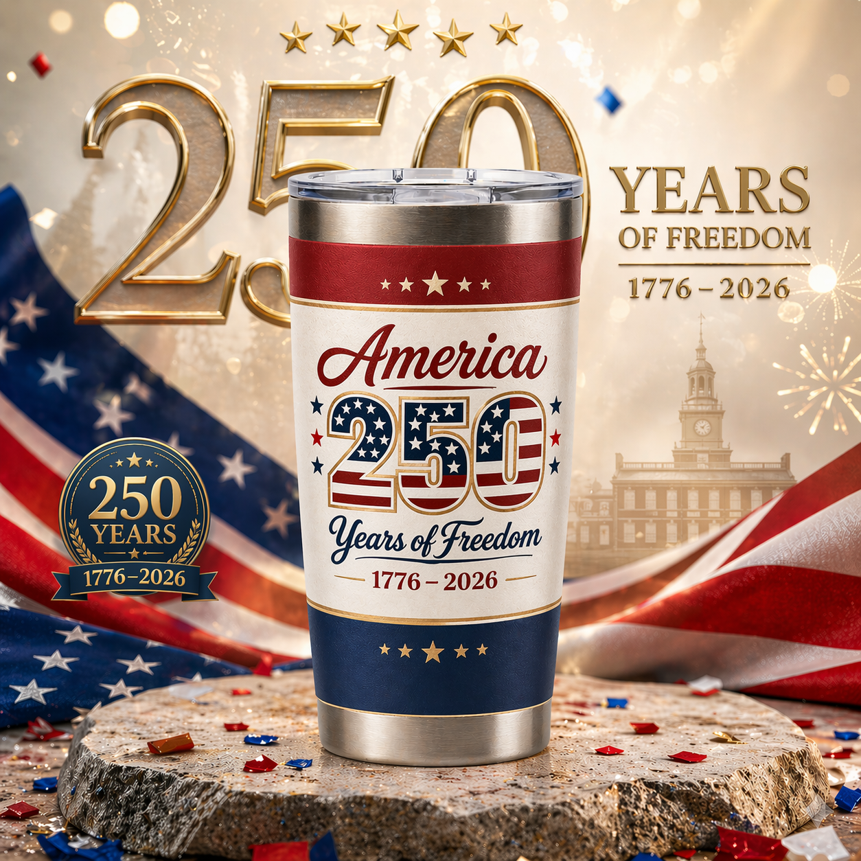250th Anniversary Tumbler