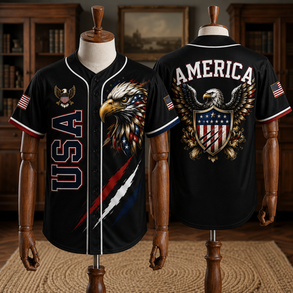 USA 250th Anniversary Horse Patriotic Baseball Jersey | Vintage 1776–2026 American Freedom Shirt