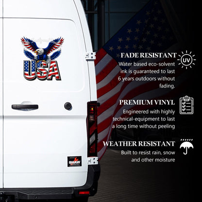 🔥 LIMITED TIME OFFER - Faith Family USA Eagle Cross Decal – 250th Anniversary 1776-2026