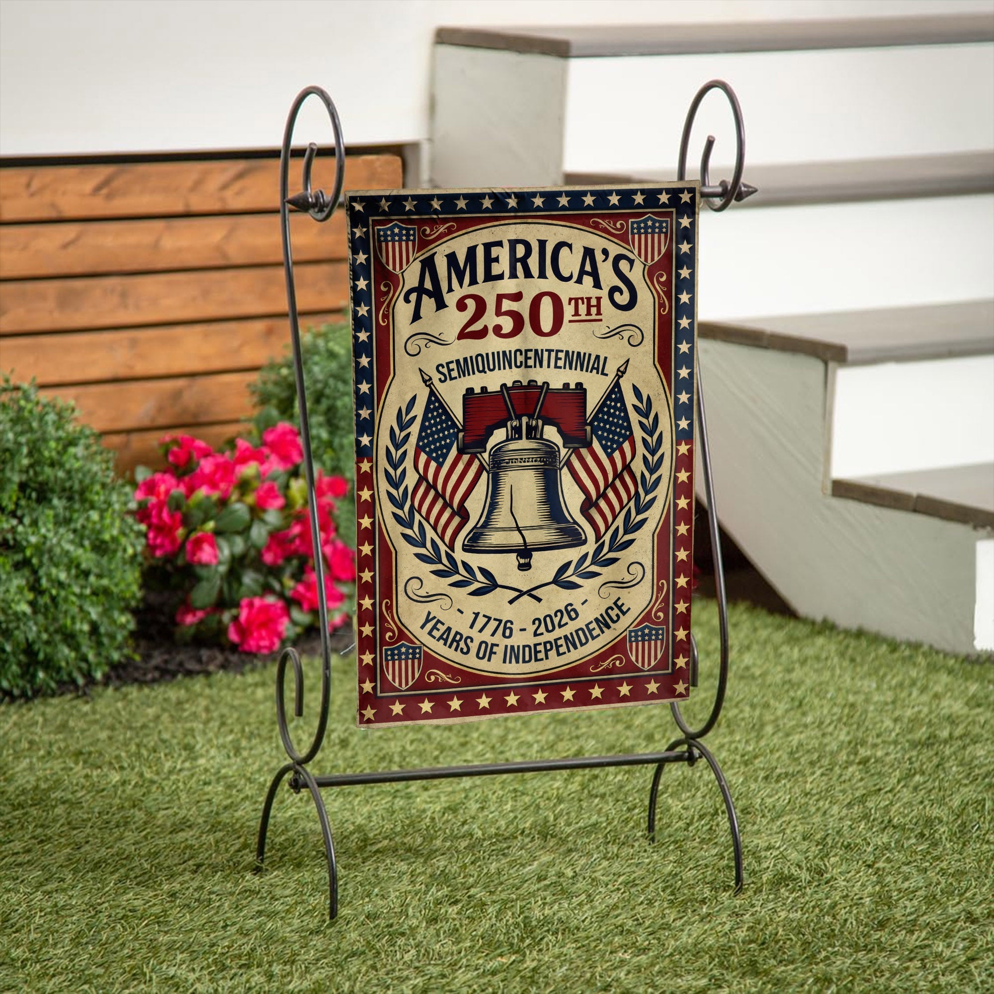 America’s 250th Anniversary, Patriotic American Flag Independence Decor