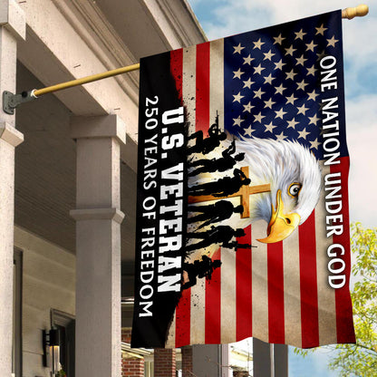 Patriotic 250th Anniversary 1776 2026 United States of America Semiquincentennial Grommet Flag