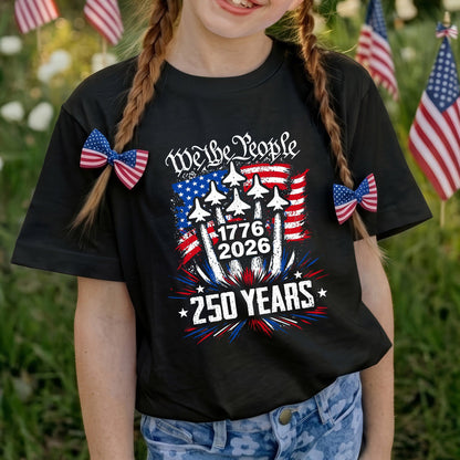 We the People 250th Anniversary Unisex Shirt – Patriotic USA 1776-2026 Military Fighter Jets