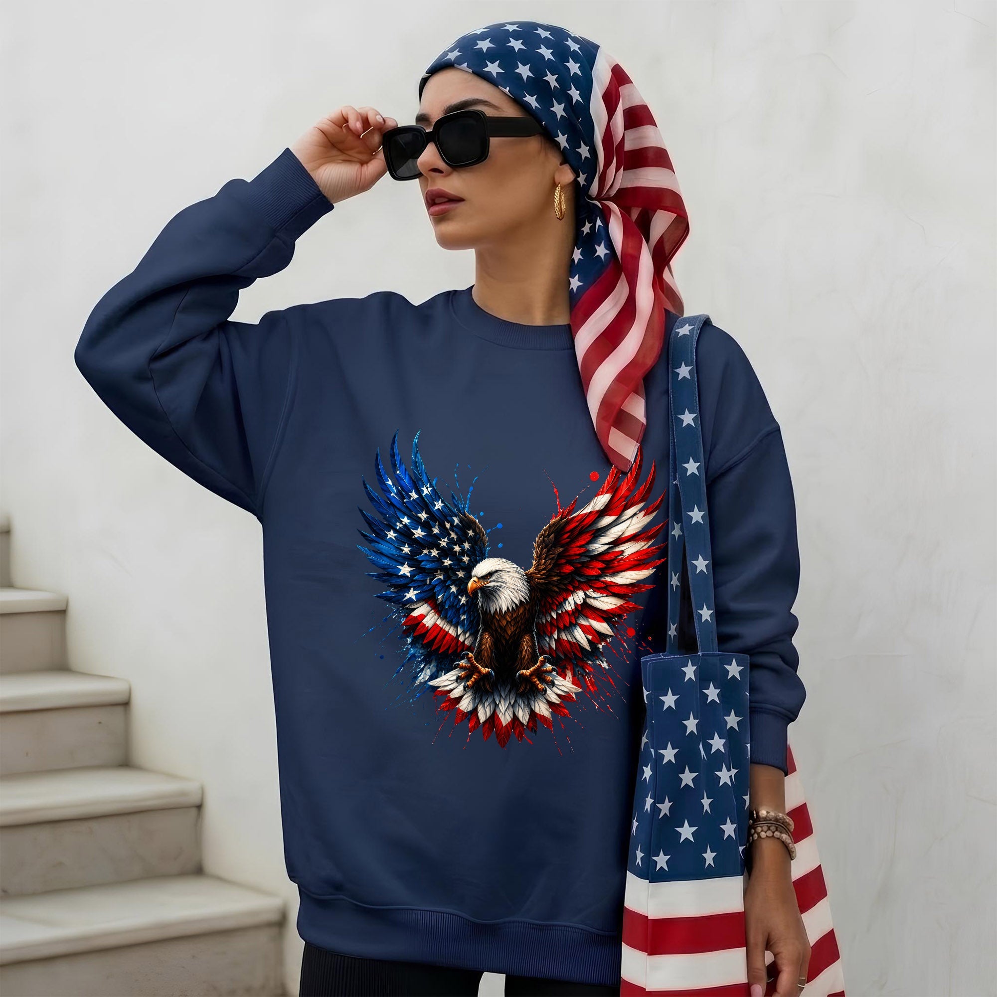 Bald Eagle American Flag Unisex Shirt - USA 250th Anniversary Patriotic Freedom