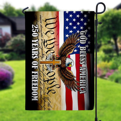 Patriotic 250th Anniversary 1776 2026 United States of America Semiquincentennial Grommet Flag